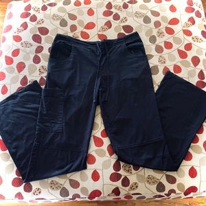 Basic long black scrub pant